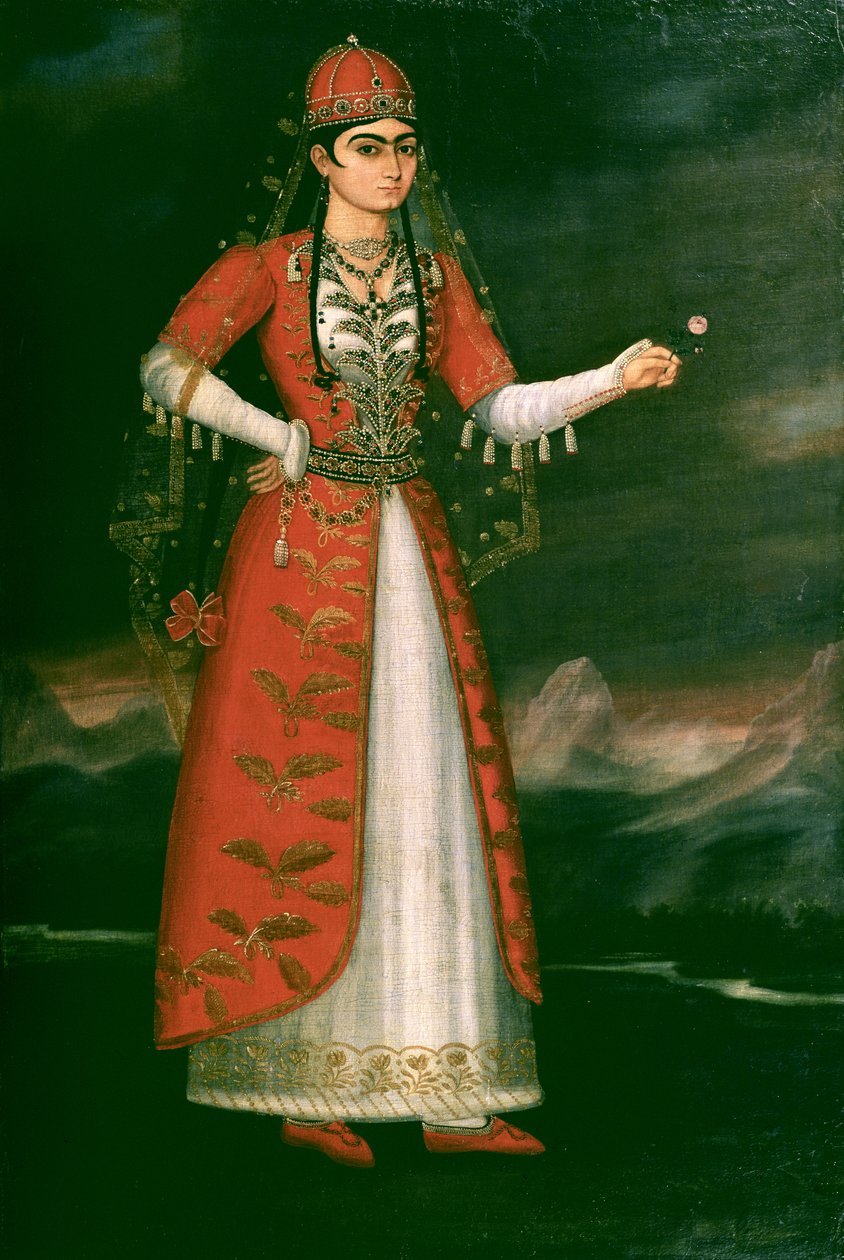 Larawan ni Nino Eristavi, Iranian, 1829 finn tekijältä Iranian School