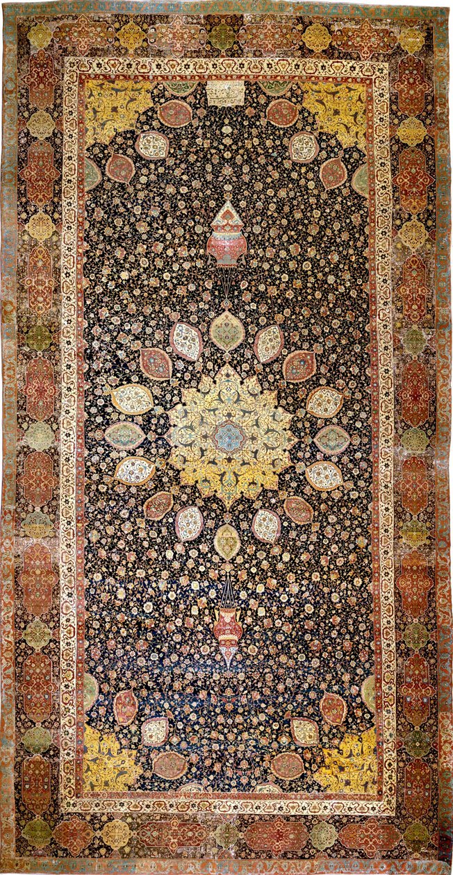 Ardabil-matto, n. 1540 tekijältä Iranian Master