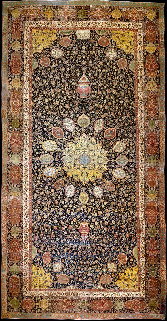 Ardabil-matto, n. 1540 tekijältä Iranian Master