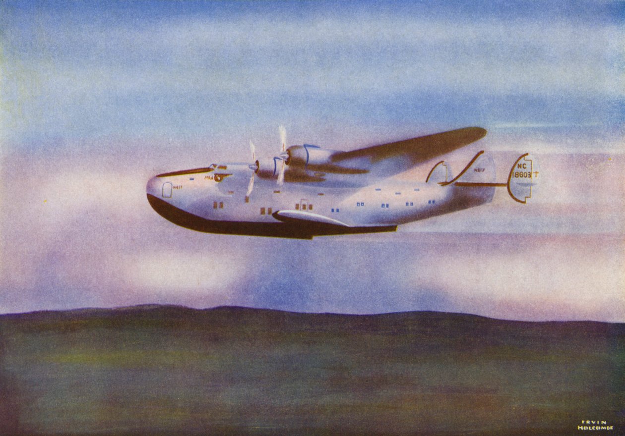 Boeing 314, Yankee Clipper (värilitro) tekijältä Irvin L. Holcombe