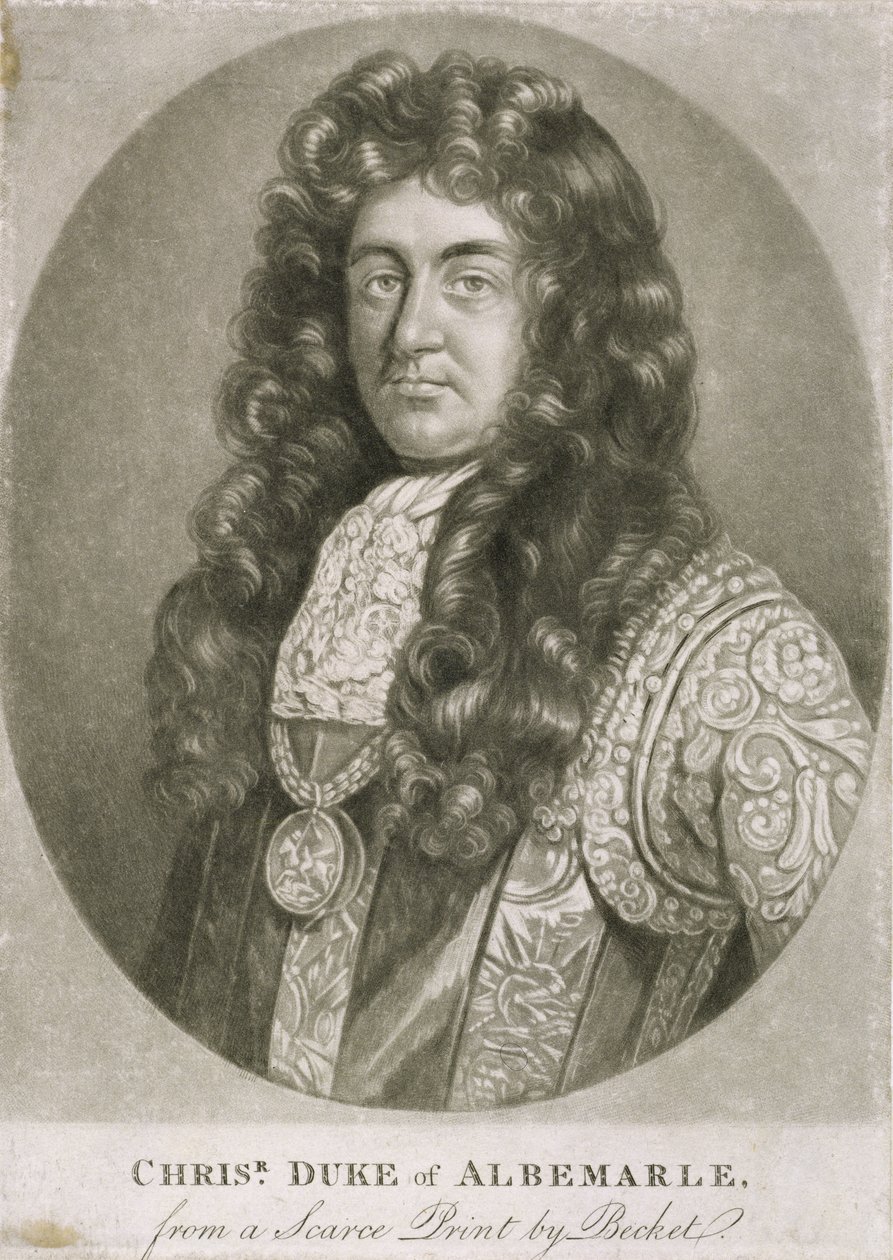 Christopher Monck, Albemarlen 2. herttua (1653-88) tekijältä Isaac Becket