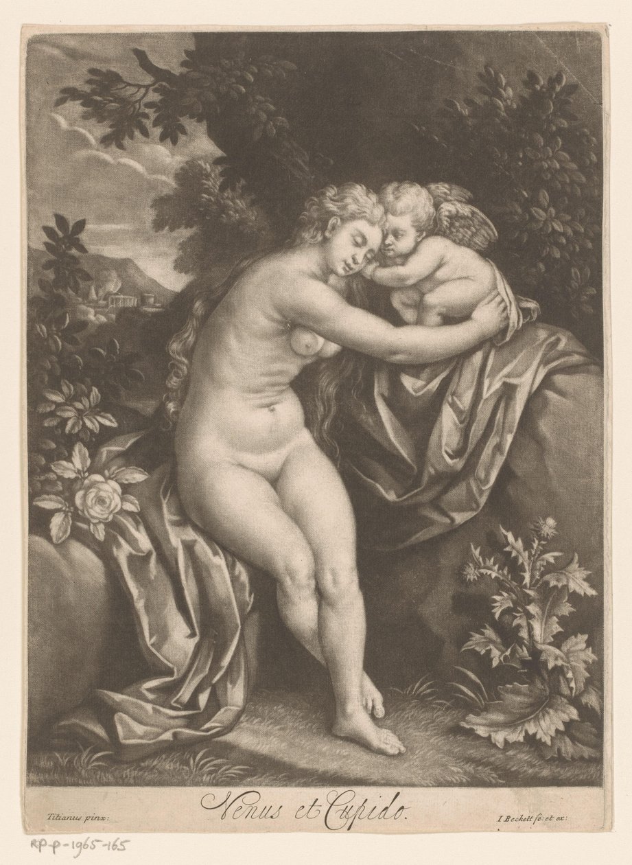 Venus ja Cupid Venus ja Cupid (otsikko esineessä) tekijältä Isaac Beckett