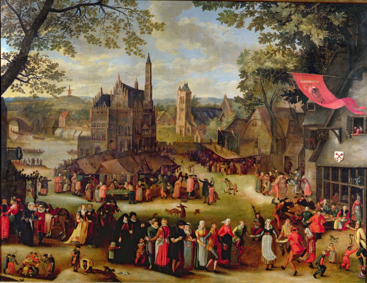 Huonekalut ja erilaiset esineet 1100- ja 1300-luvuilta tekijältä Isaac Claesz Swanenburgh