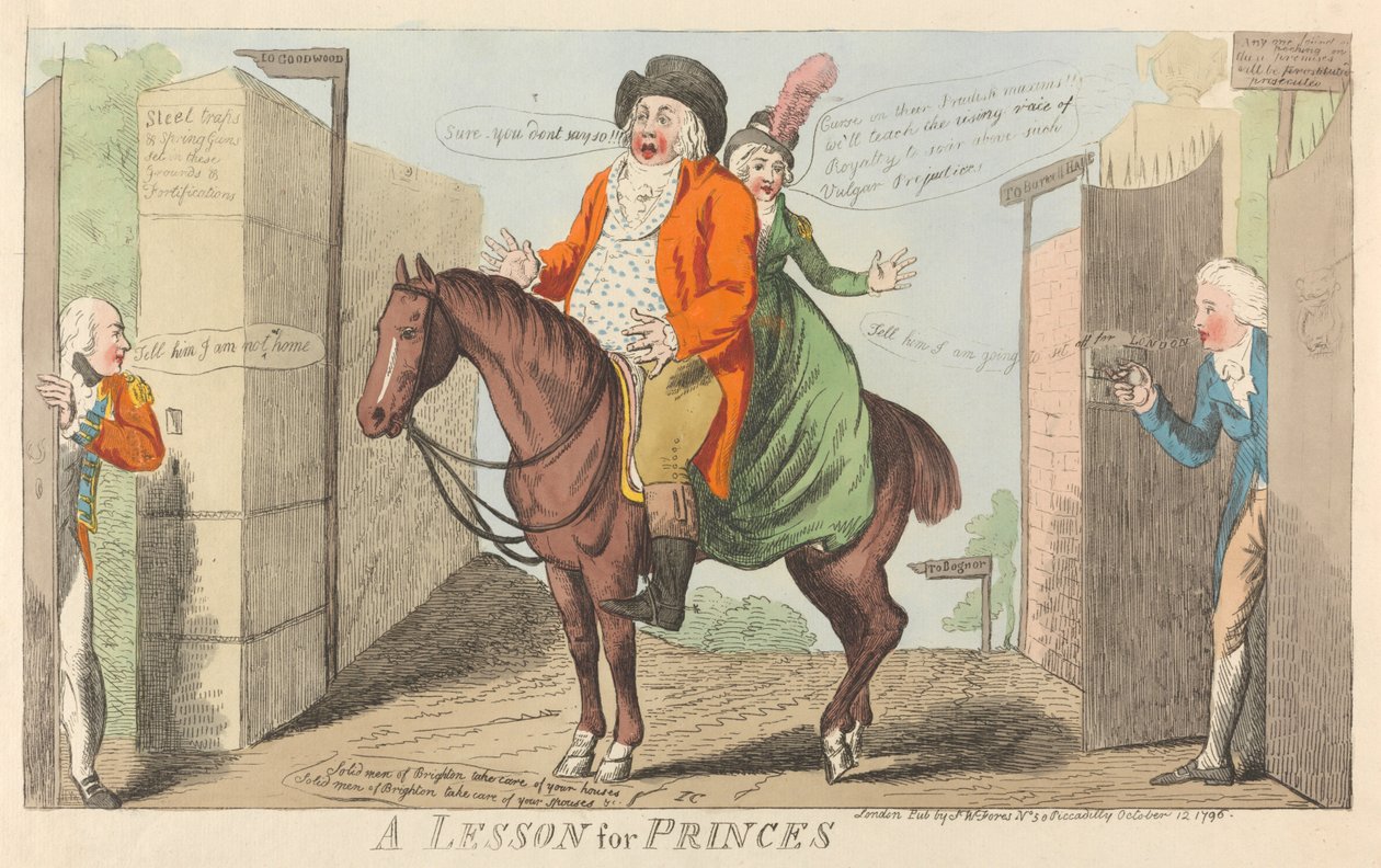 Eine Lektion für Prinzen tekijältä Isaac Cruikshank