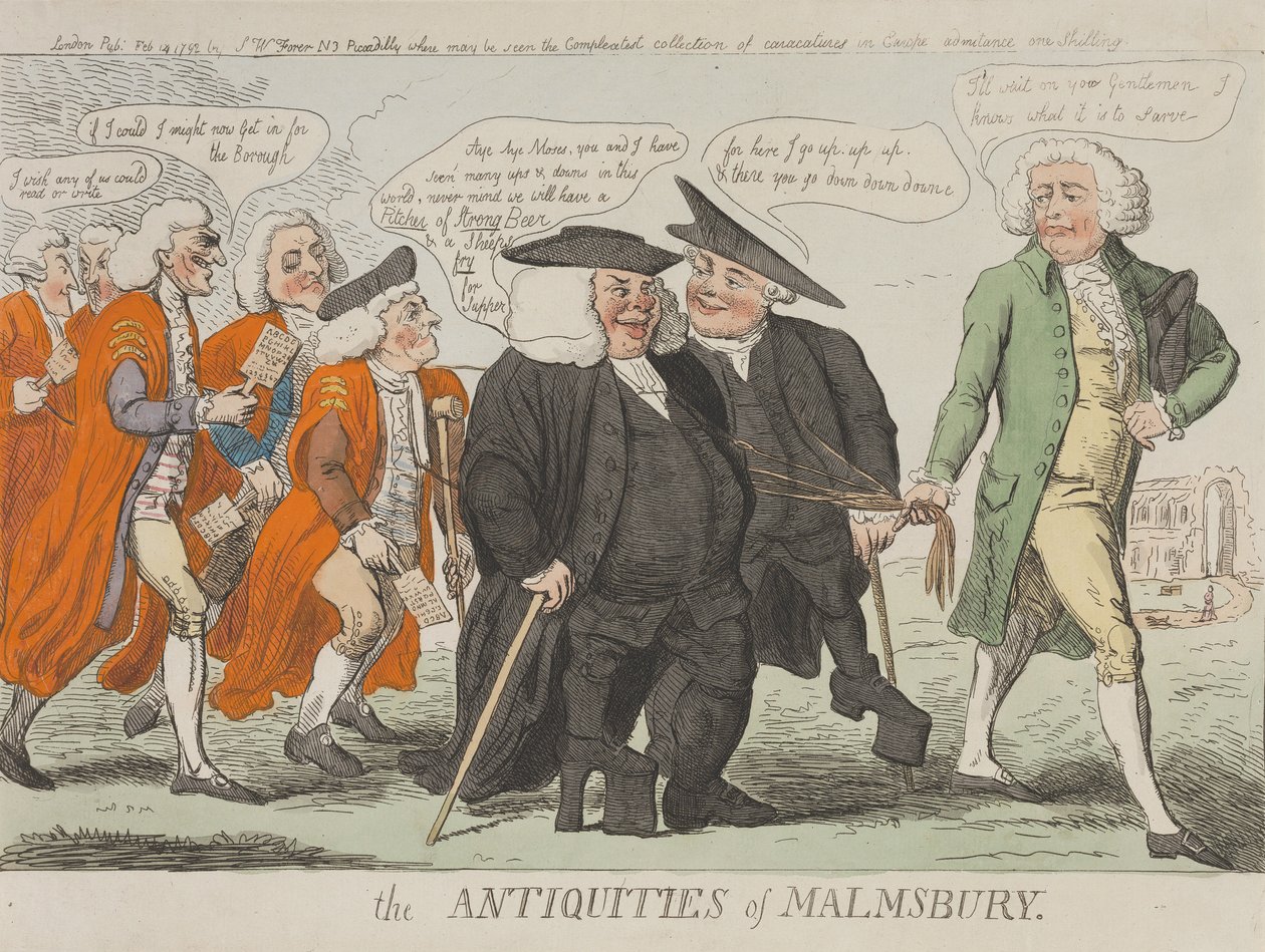 Die Altertümer von Malmsbury tekijältä Isaac Cruikshank