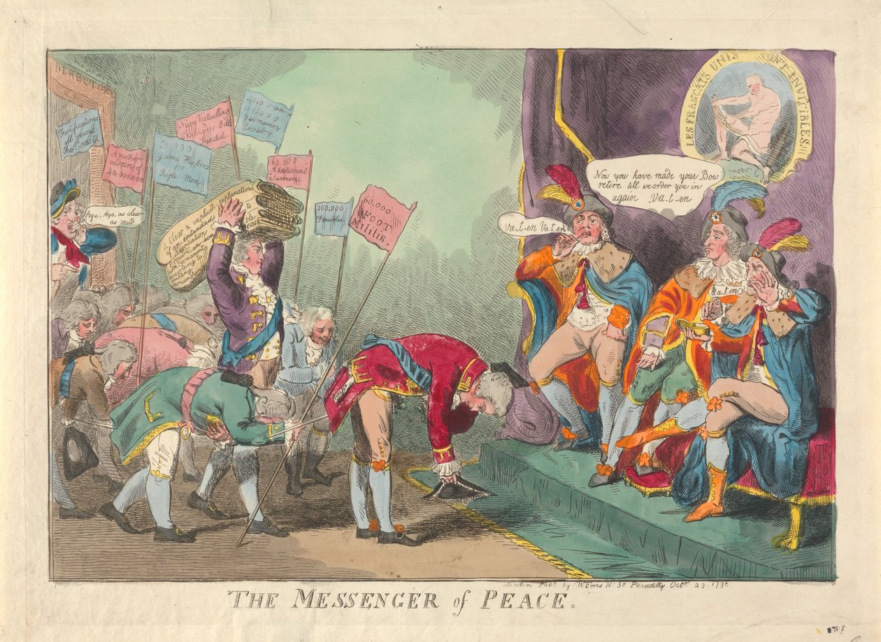 Der Friedensbote tekijältä Isaac Cruikshank