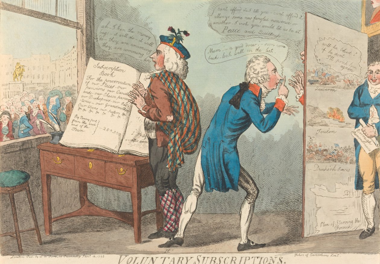 Freiwillige Abonnements tekijältä Isaac Cruikshank