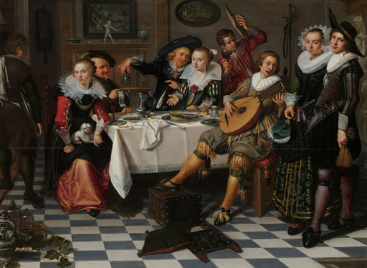 Merry Company, 1629 tekijältä Isaac Elias