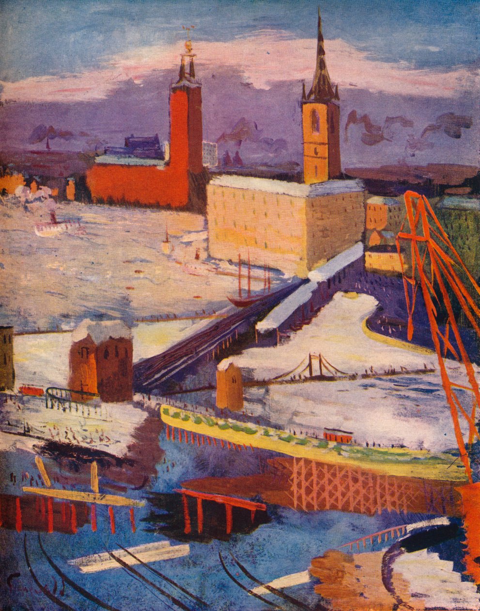 "Tukholma", 1933 1935 tekijältä Isaac Grünewald