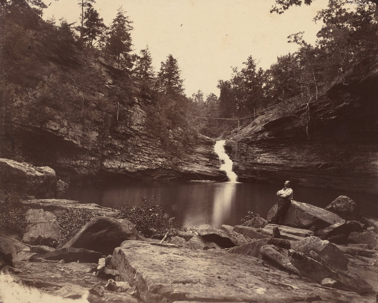 Lula Lake, Lookout Mountain, Georgia, 1864-1865. tekijältä Isaac H. Bonsall