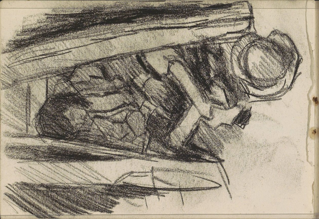 Istuva nuori mies tekijältä Isaac Israels