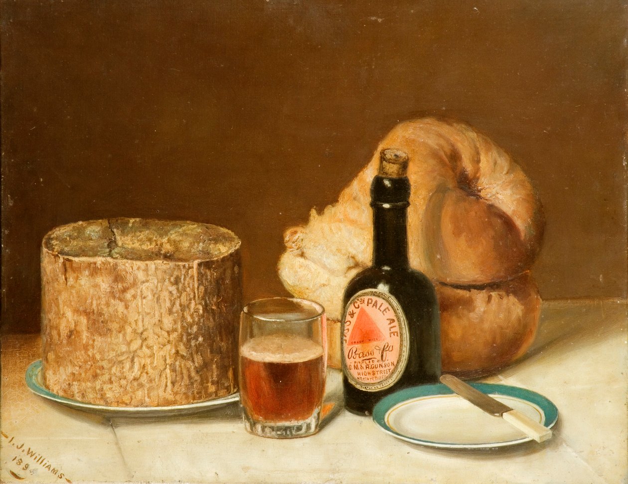 "Asetelma", 1895 tekijältä Isaac John Williams