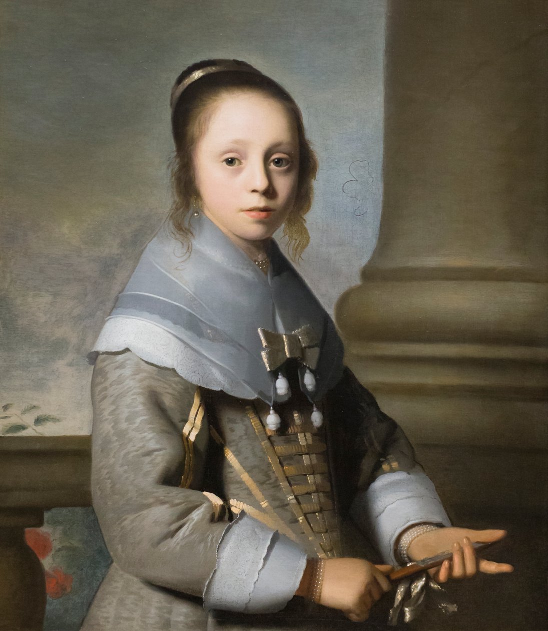Tytön muotokuva, noin 1650 (öljy kankaalle). tekijältä Isaac Luttichuys