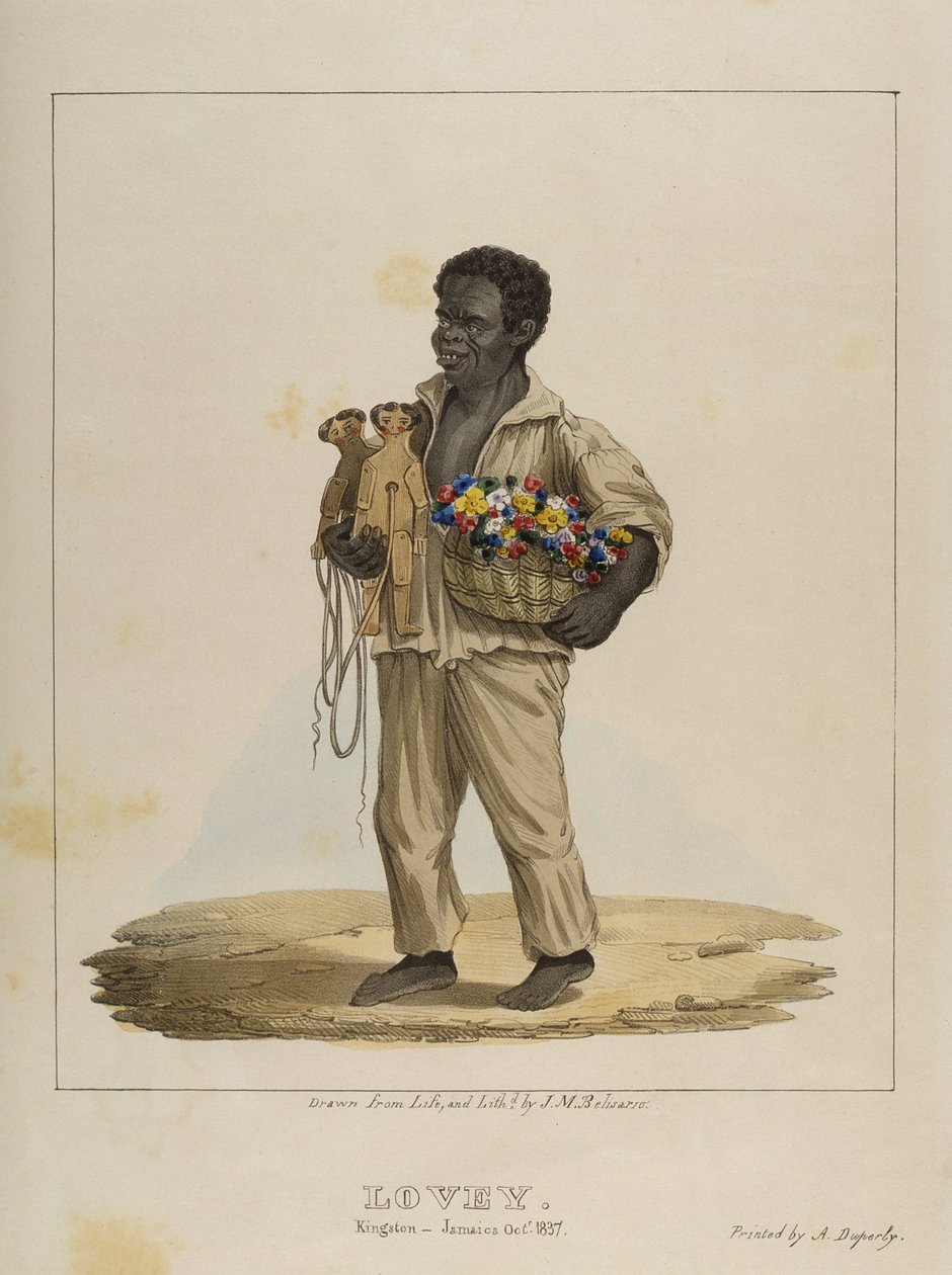 Lovey, levy 8 sarjasta Sketches of Character..., 1838 tekijältä Isaac Mendes Belisario