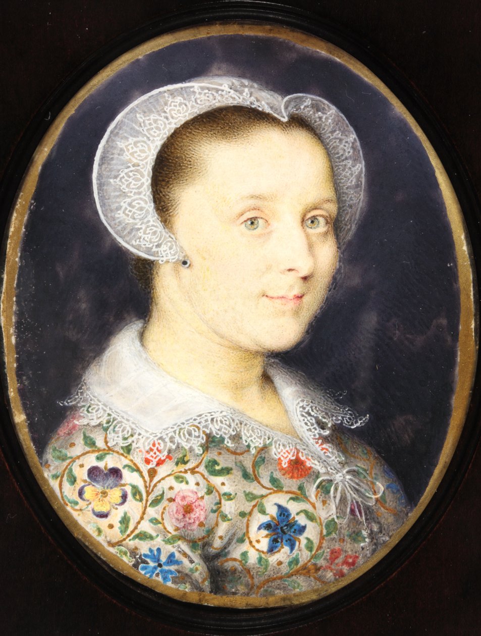 Elizabeth Harding, rouva Isaac Oliver (akvarelli vellum) tekijältä Isaac Oliver