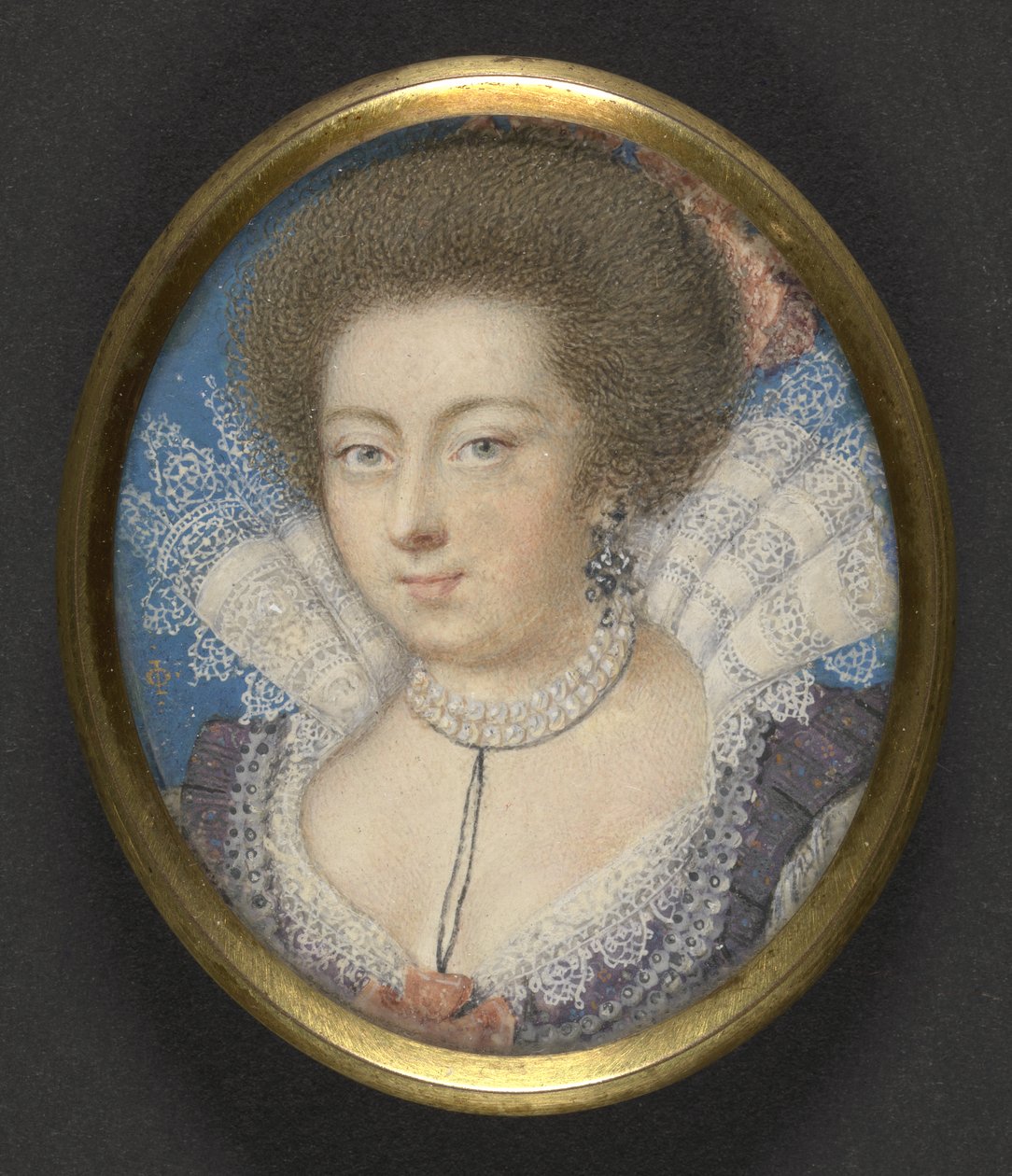 Elizabeth, Böömin kuningatar, noin 1615 tekijältä Isaac Oliver
