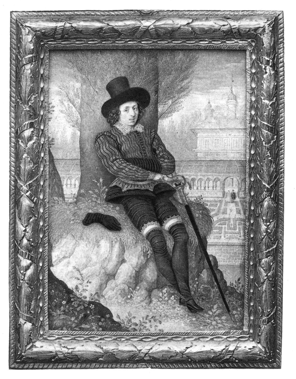 Nuoren miehen muotokuva, c1590-1595, 1896. tekijältä Isaac Oliver I