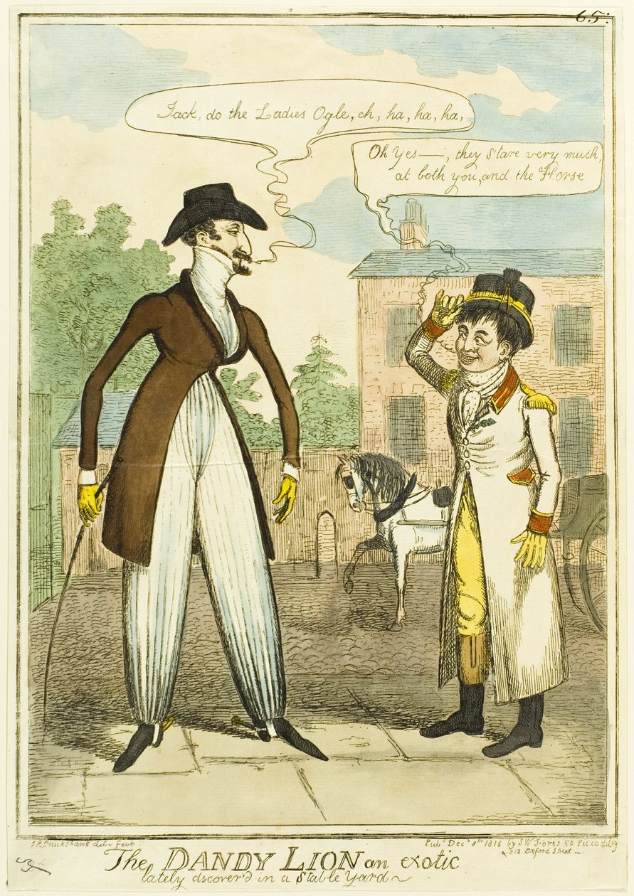 Dandy Lion eksoottinen viime aikoina löydetty tallin pihalta tekijältä Isaac Robert Cruikshank