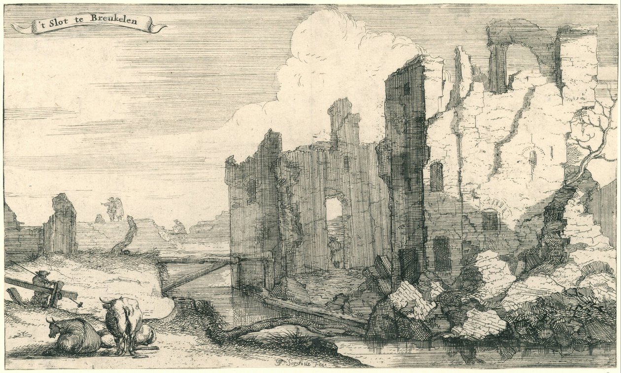 Breukelenin linna, jonka ranskalaiset tuhosivat vuonna 1672 