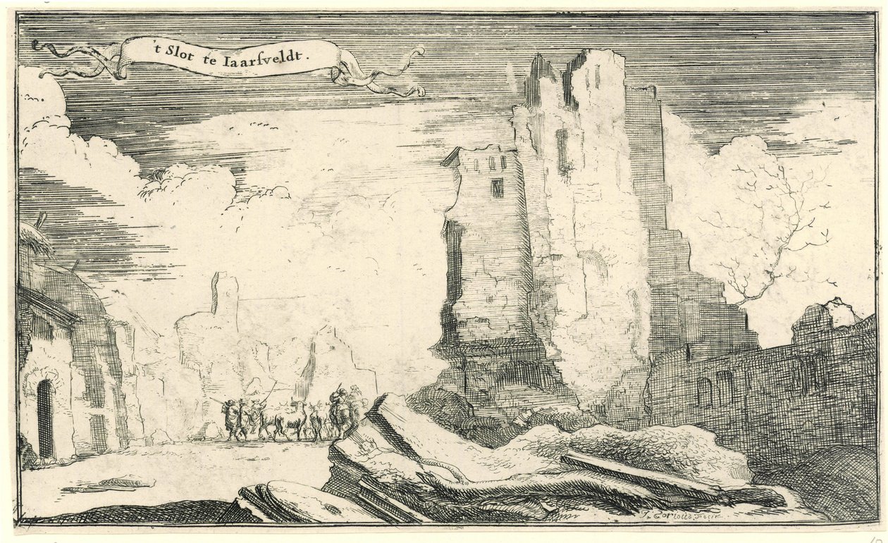 Jaarsveldin linna, jonka ranskalaiset tuhosivat vuonna 1672 