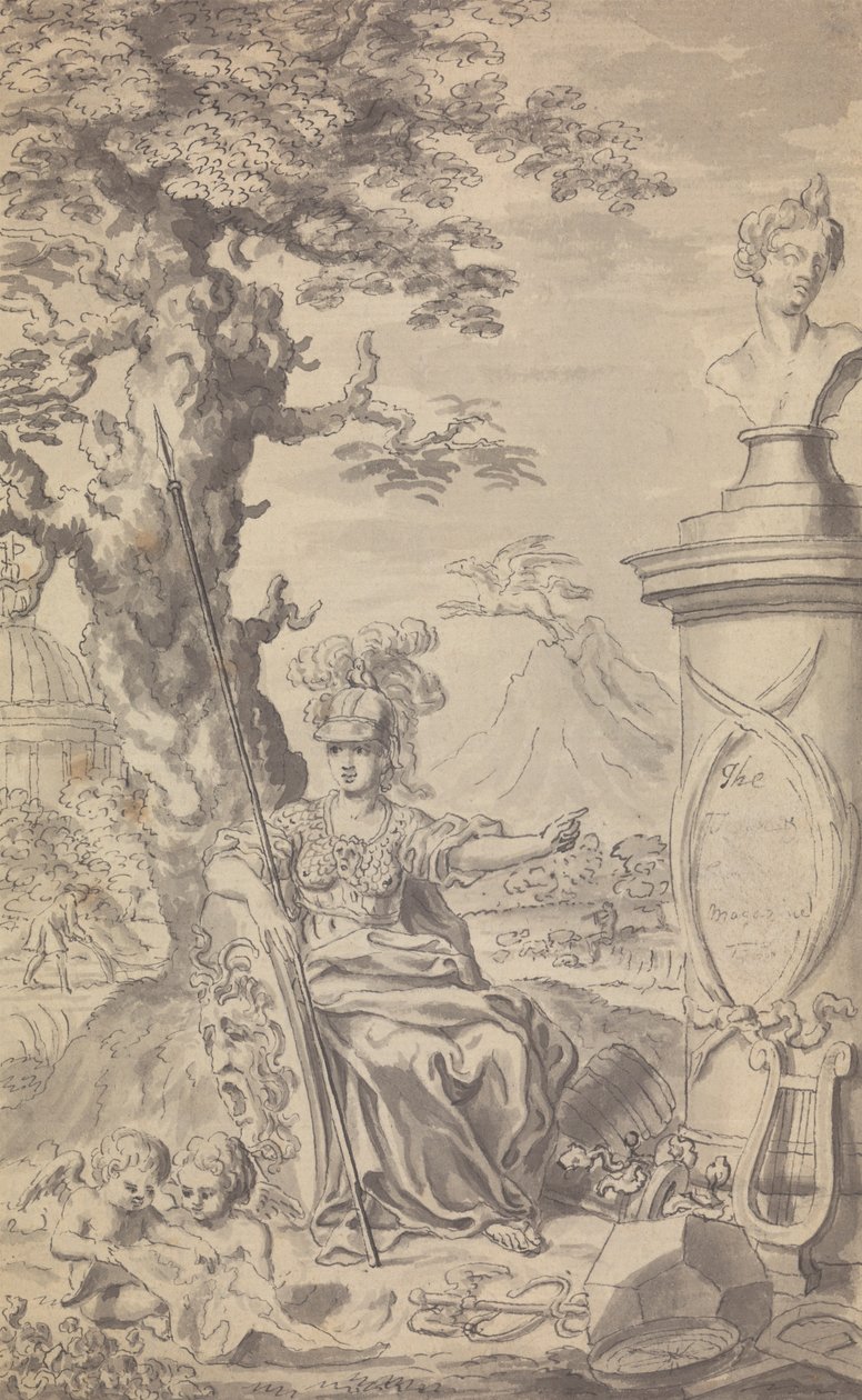 Town and Country -lehti - Etukuva vuodelta 1769 (1. numero, joten ei osanumeroa) tekijältä Isaac Taylor