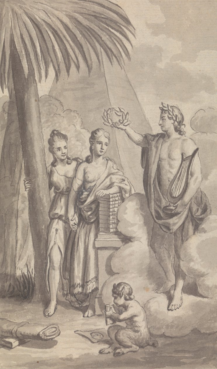 Town and Country Magazine, Frontispiece osalle Vol. X vuodelle 1778 tekijältä Isaac Taylor