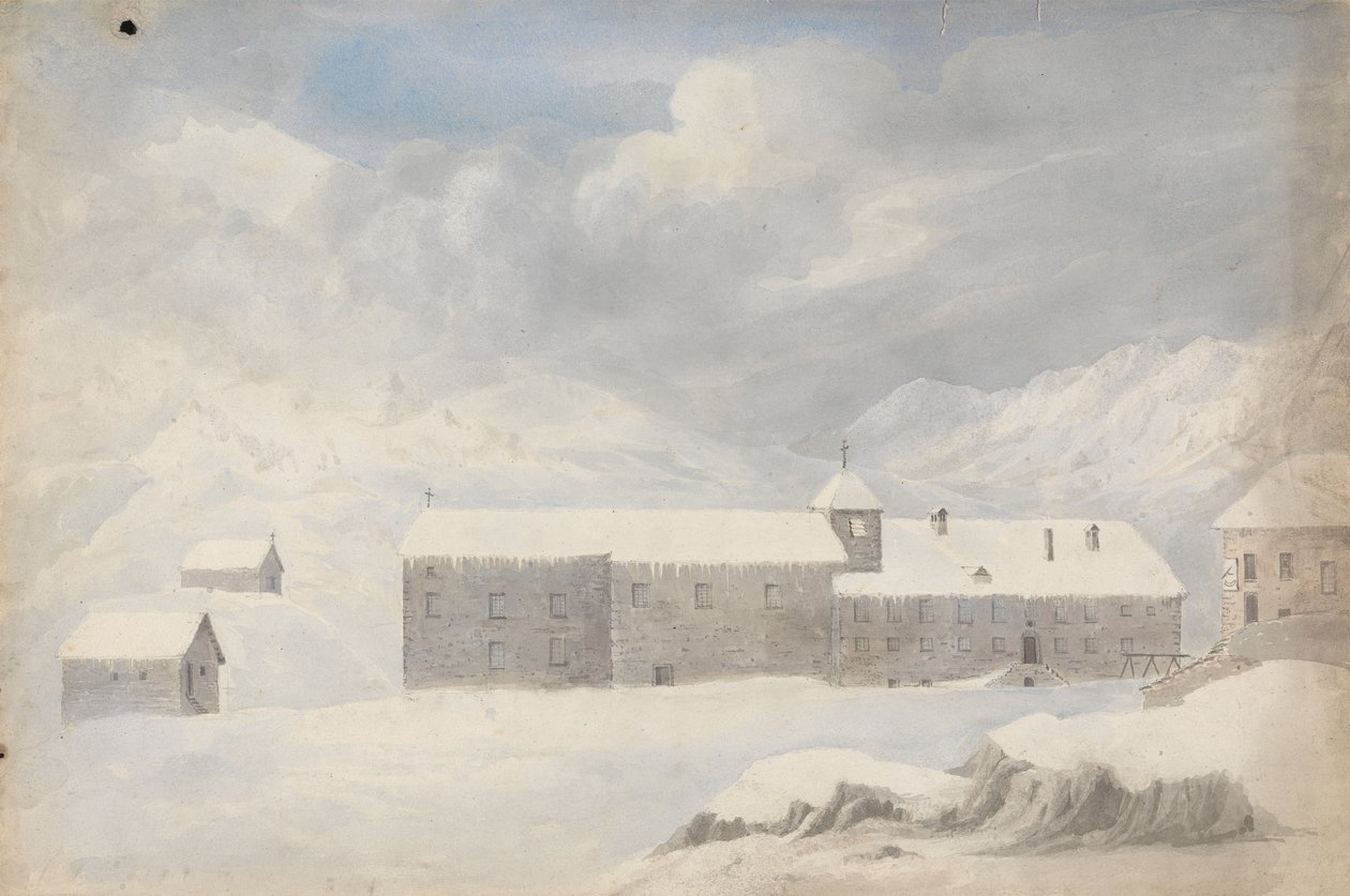 Luostari, Mt. St. Bernard (Sveitsi) tekijältä Isaac Weld