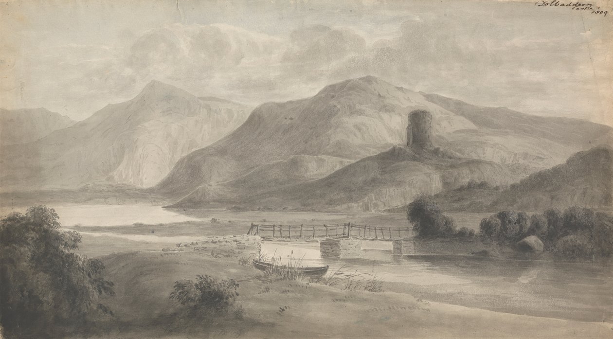 Dolbadarnin linna (Pohjois-Wales) tekijältä Isaac Weld