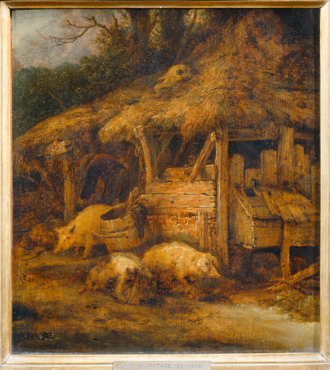 Le Toit à porcs ... tekijältä Isaack Jansz van Ostade