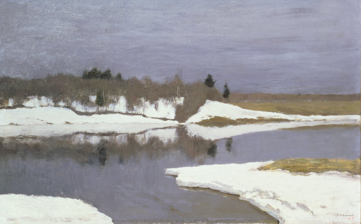 Varhainen kevät, 1898-99 tekijältä Isaak Ilyich Levitan