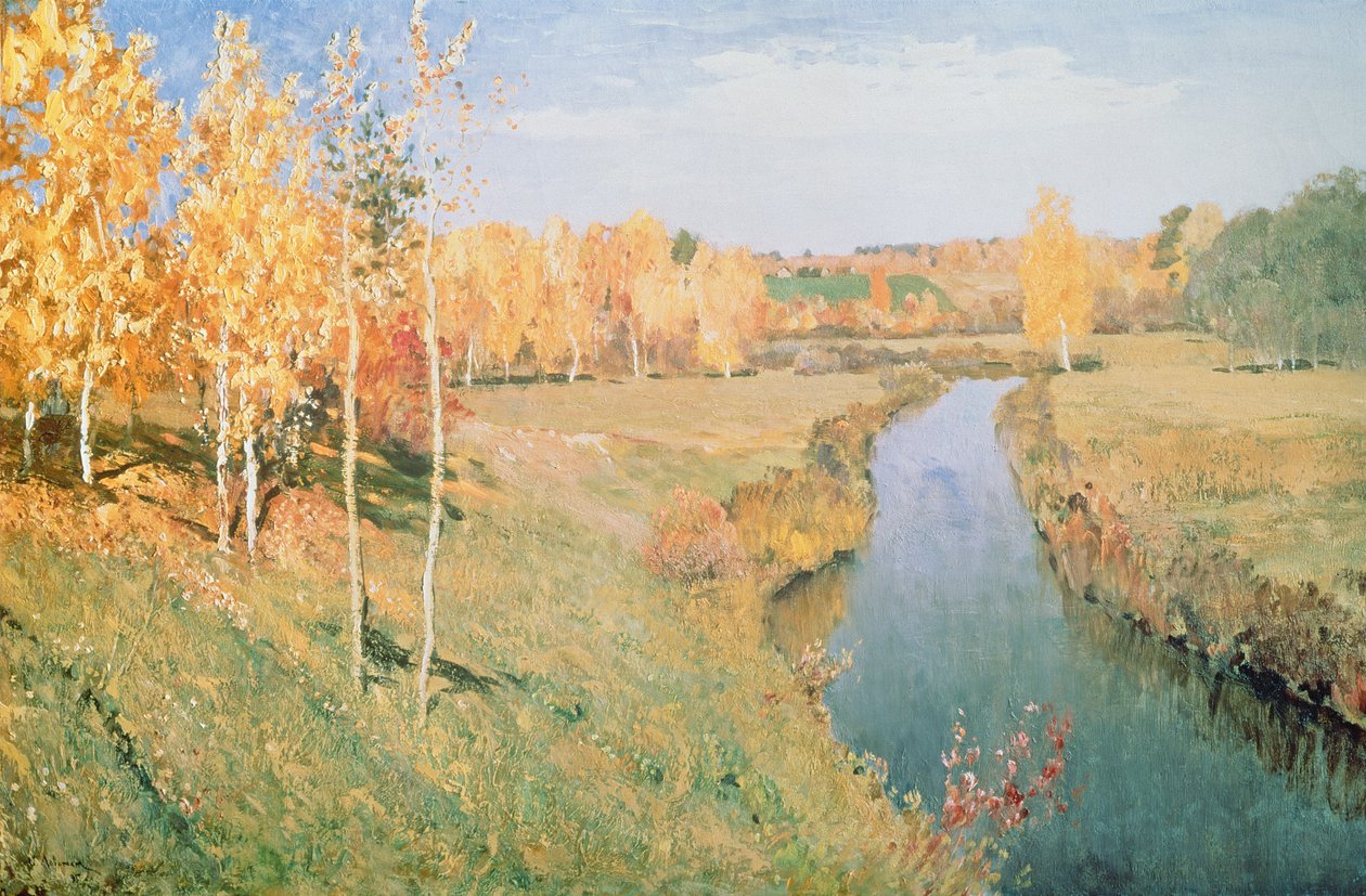 Kultainen syksy, 1895 tekijältä Isaak Ilyich Levitan