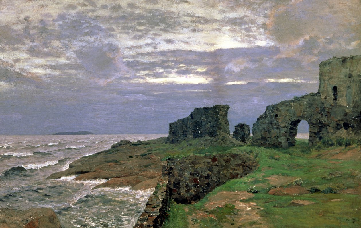 Menneiden aikojen jäänteet, Twilight, Suomi, 1897 tekijältä Isaak Ilyich Levitan