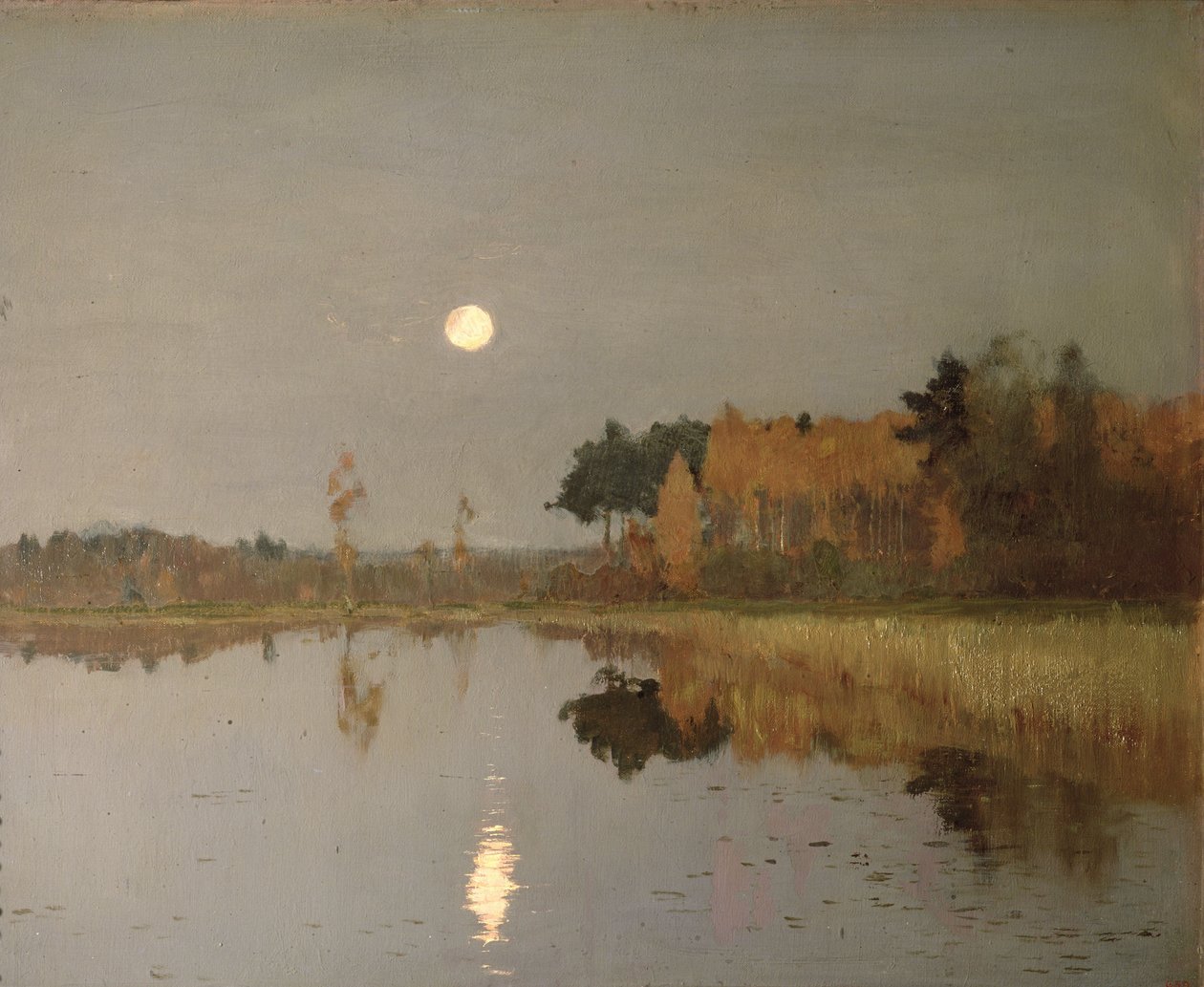 Twilight Moon, 1899 tekijältä Isaak Ilyich Levitan