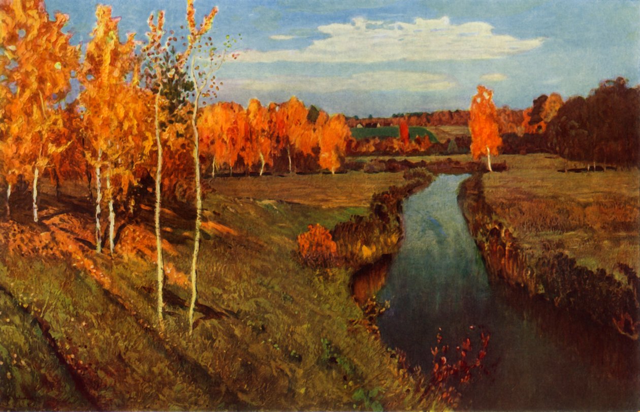Kultainen syksy, 1895, 1965. tekijältä Isaak Ilyich Levitan