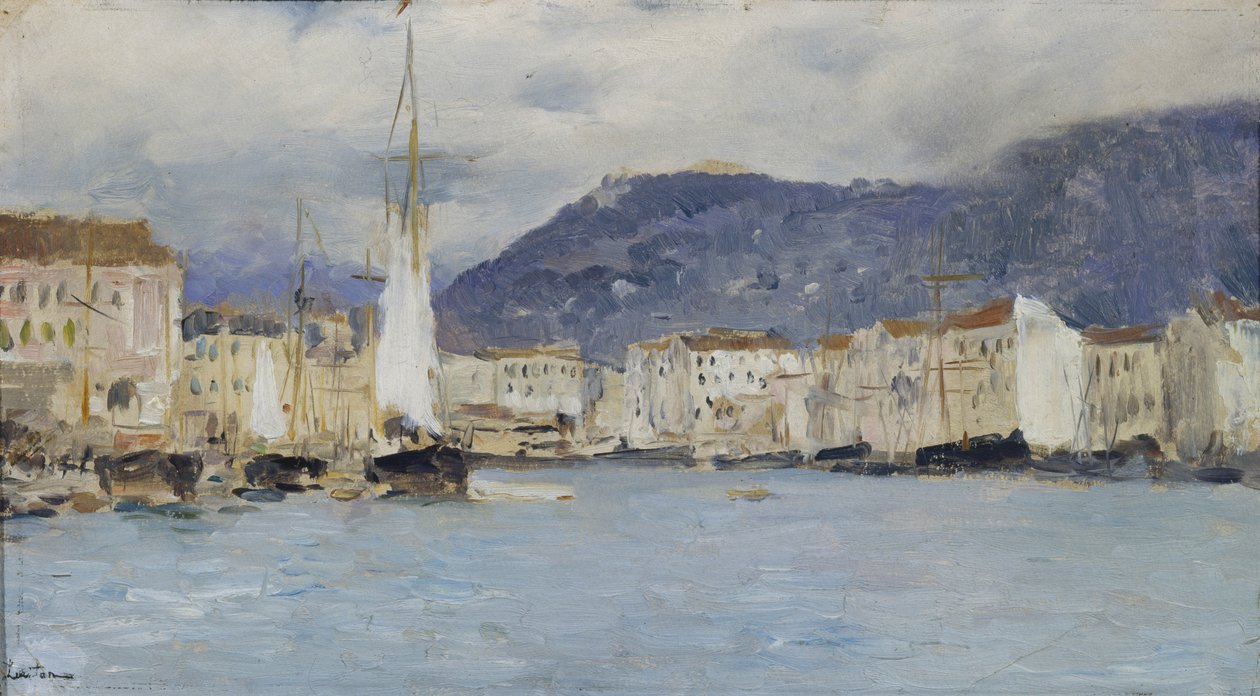 Italian maisema, 1890 tekijältä Isaak Ilyich Levitan