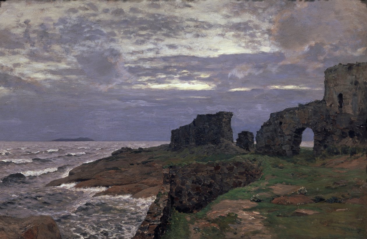 Menneisyyden jäännökset. Iltahämärä. Suomi, 1897 tekijältä Isaak Ilyich Levitan