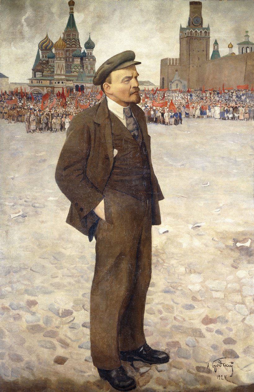 Lenin Punaisella torilla tekijältä Isaak Israilevich Brodsky