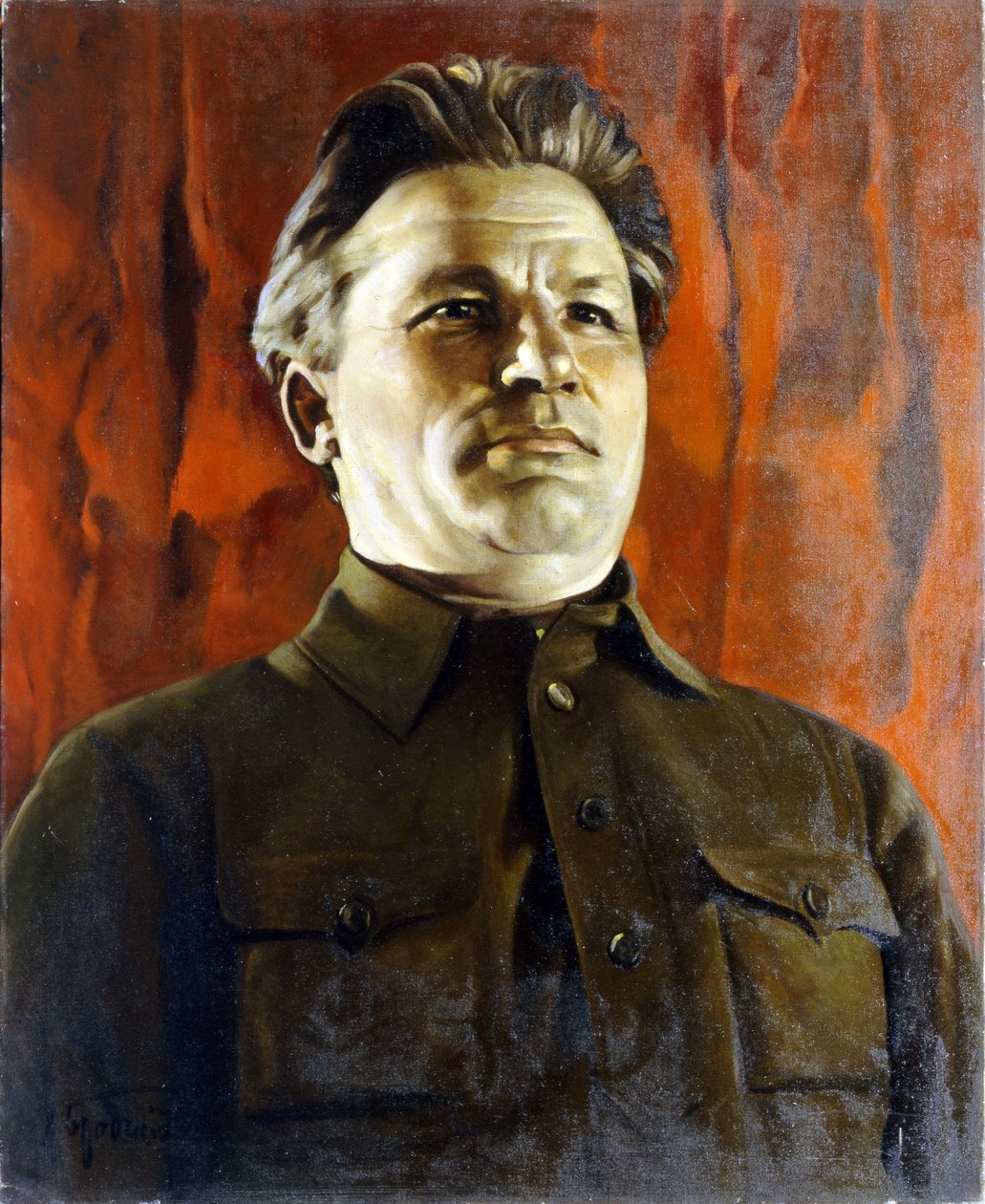 Sergei Kirovin muotokuva (Sergei (Serge) Mironovitch Kostrikov tekijältä Isaak Israilevich Brodsky