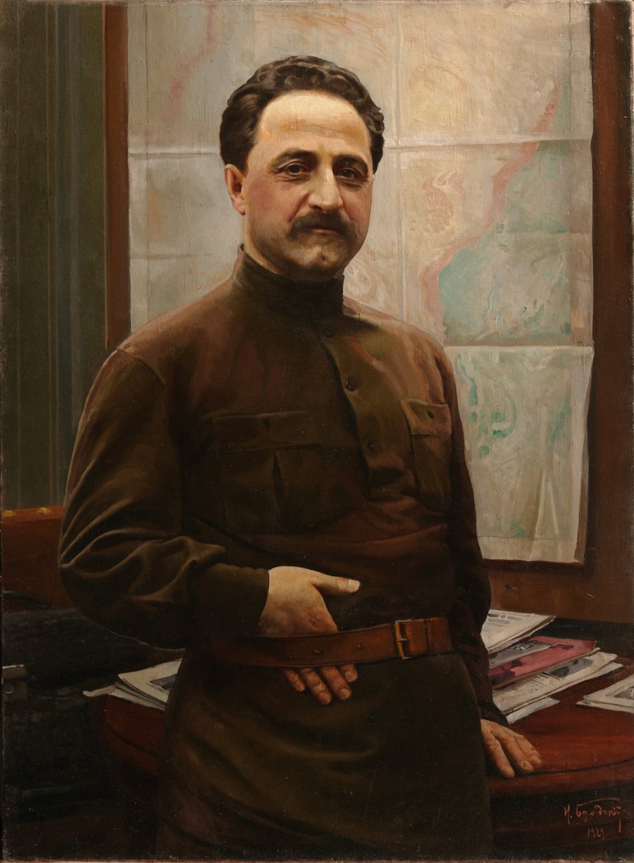 Grigori Sergo Ordzhonikidze muotokuva 18861937, 1929 tekijältä Isaak Israilevich Brodsky