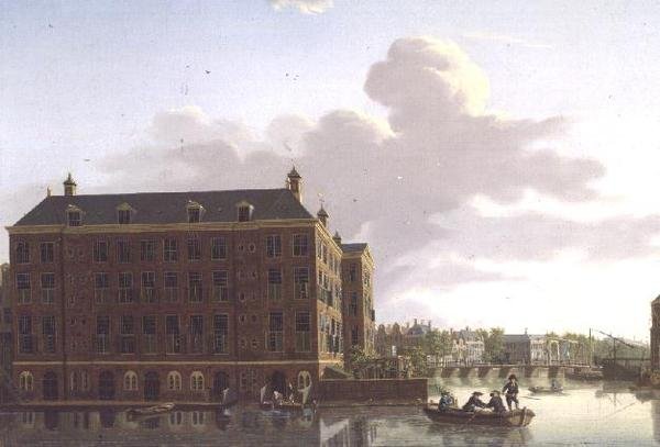 Näkymä Amsterdamista, 1779 tekijältä Isaac Ouwater