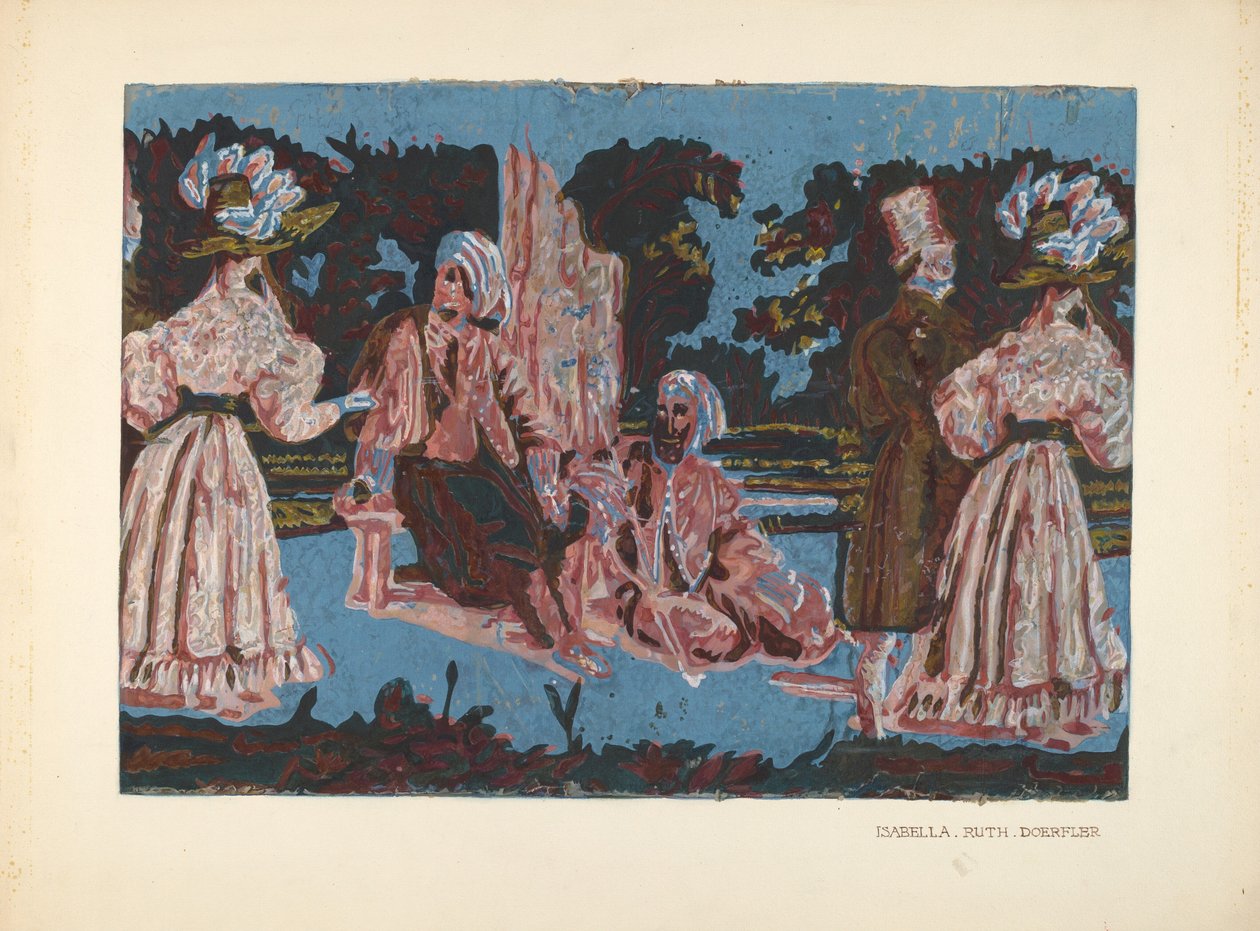 Bandbox Design, 19351942. tekijältä Isabella Ruth Doerfler