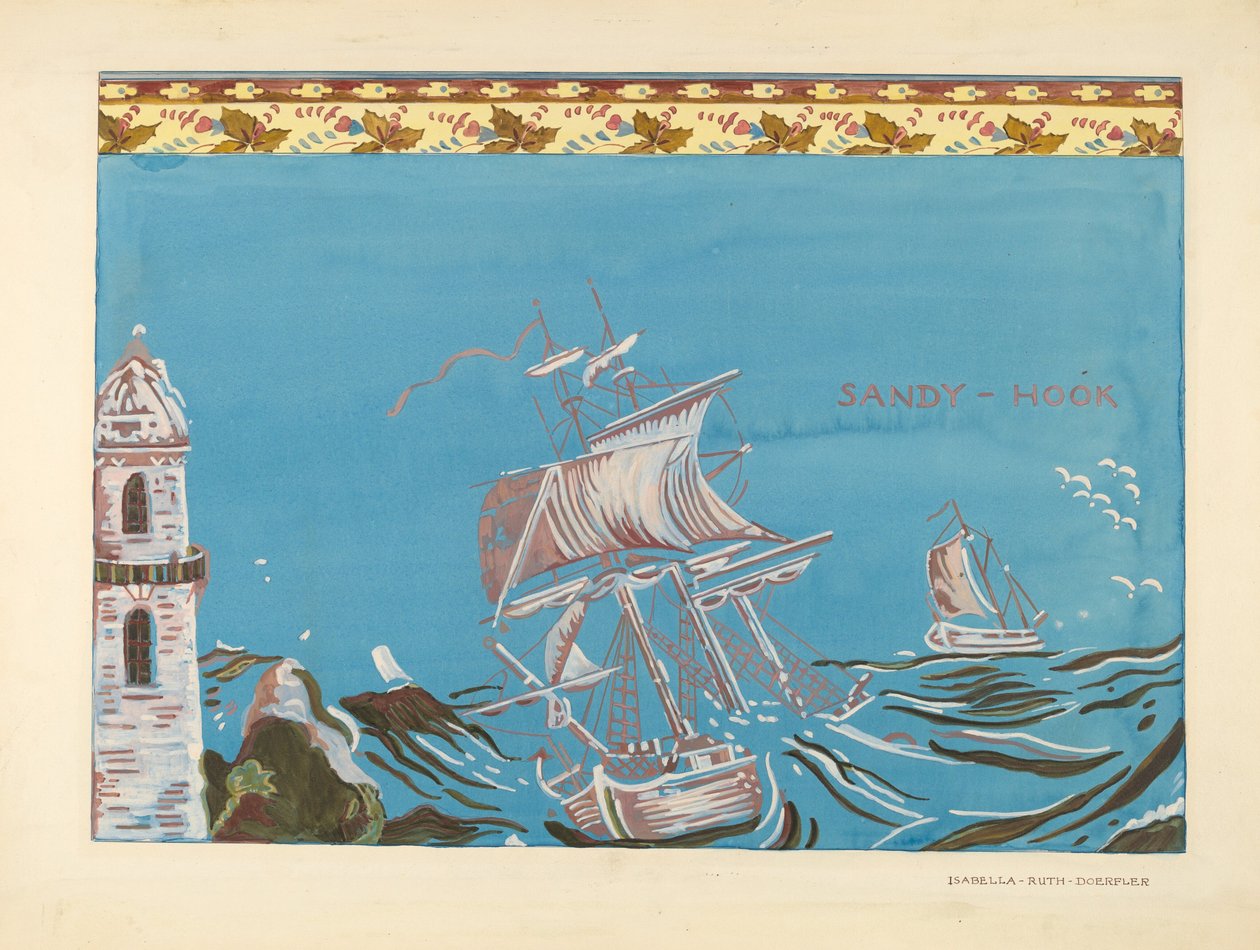 Bandbox Design, c. 1937. tekijältä Isabella Ruth Doerfler