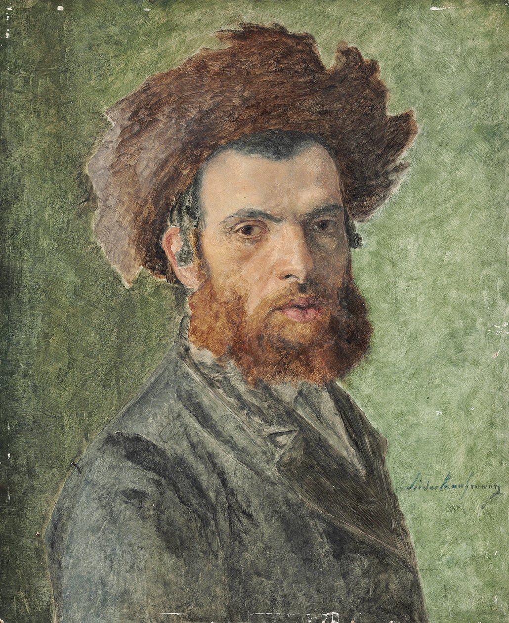 Nuoren hasidi-juutalaisen muotokuva, tekijältä Isidor Kaufmann