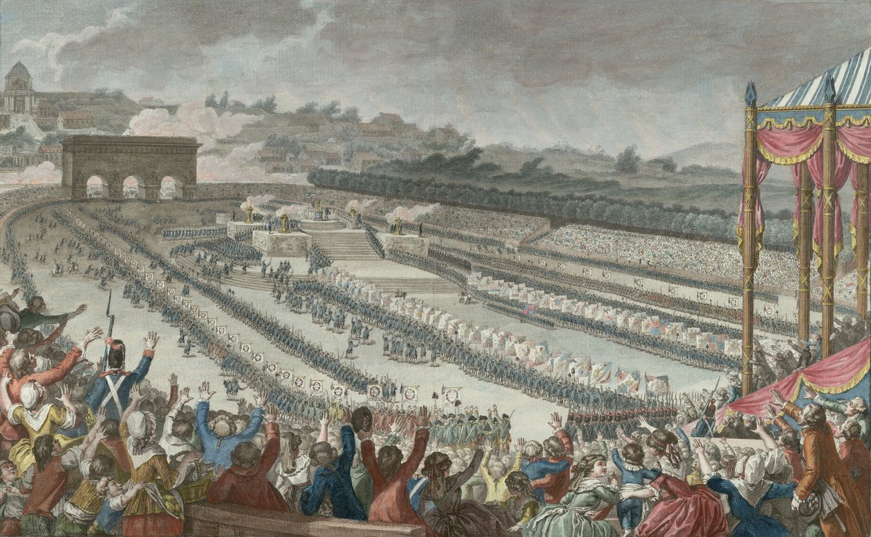 Fête de la Fédération tekijältä Isidore Stanislas Helman