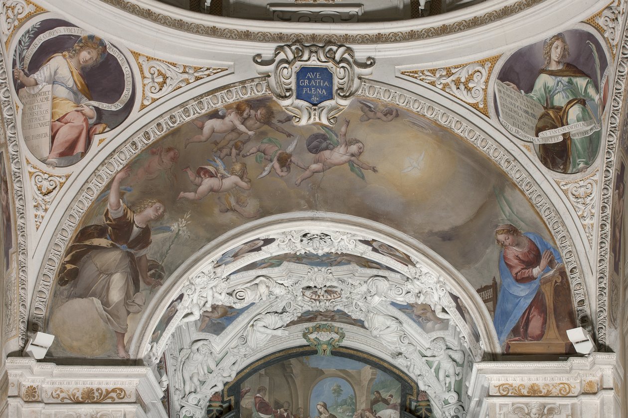 Marian ilmestys, 1634 tekijältä Isidoro Bianchi