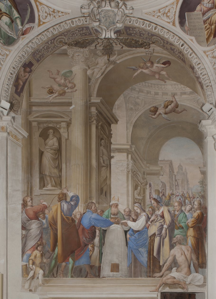 Neitsyt Marian avioliitto, 1634 tekijältä Isidoro Bianchi