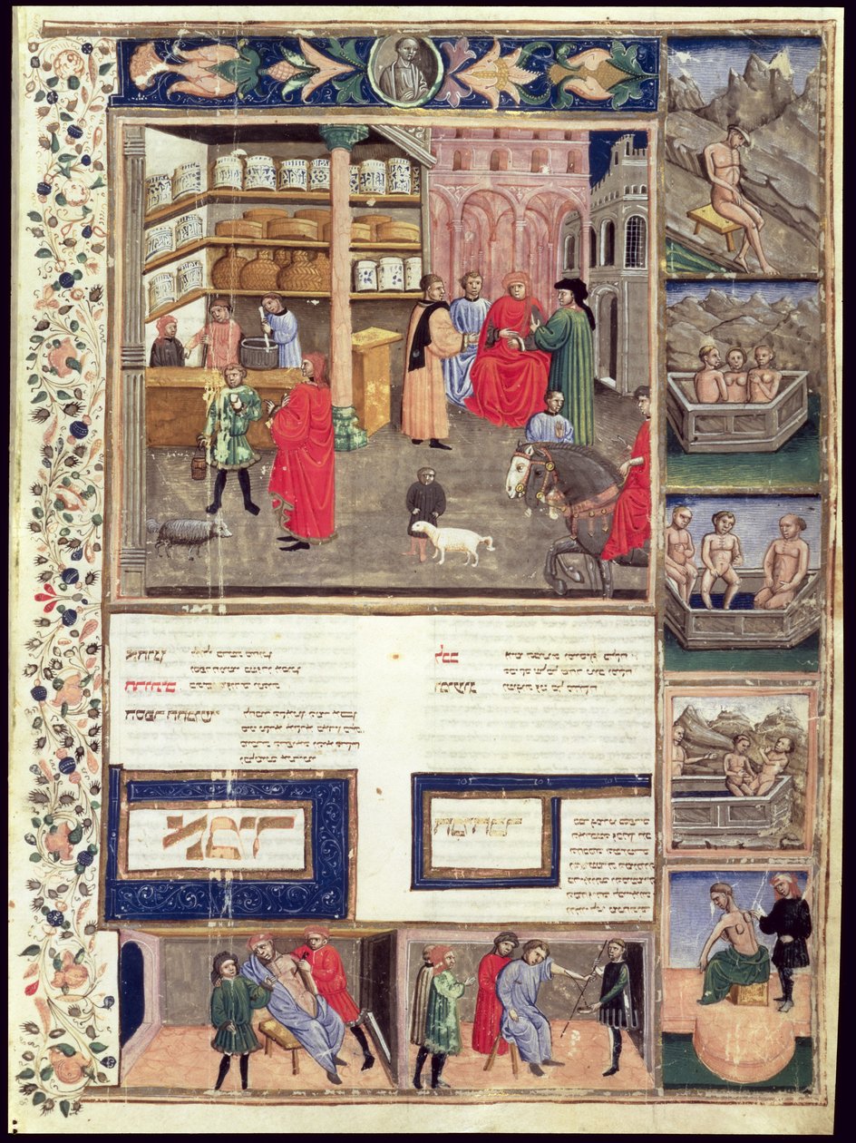 Sivu Avicennan (Ibn Sina) "Canon of Medicine" -julkaisusta (980-1037) tekijältä Islamic School