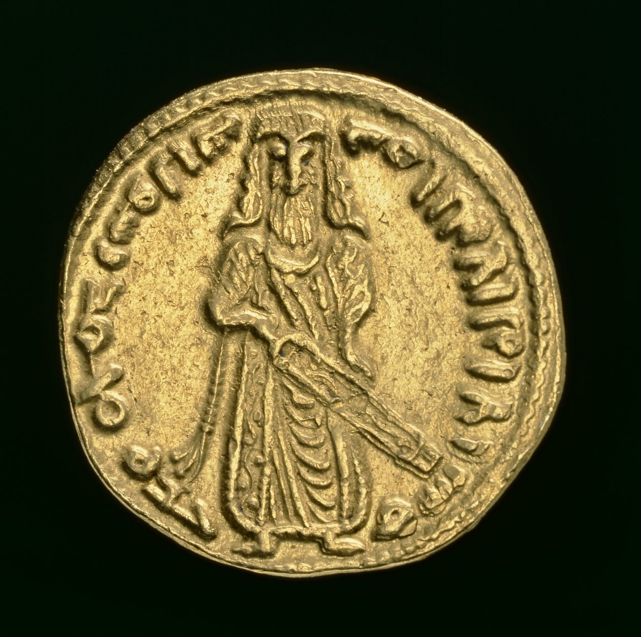 Islamilainen kolikko, AD 696/7 tekijältä Islamic School
