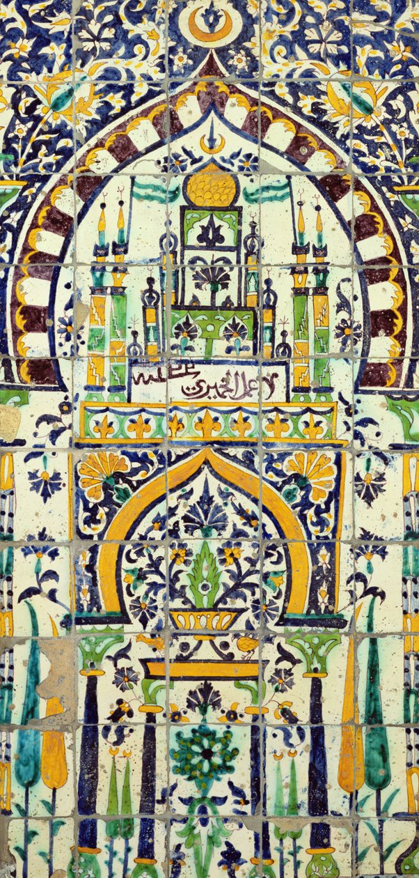 Mihrab moskeijasta Tunisiasta (fajanssi) tekijältä Islamic School