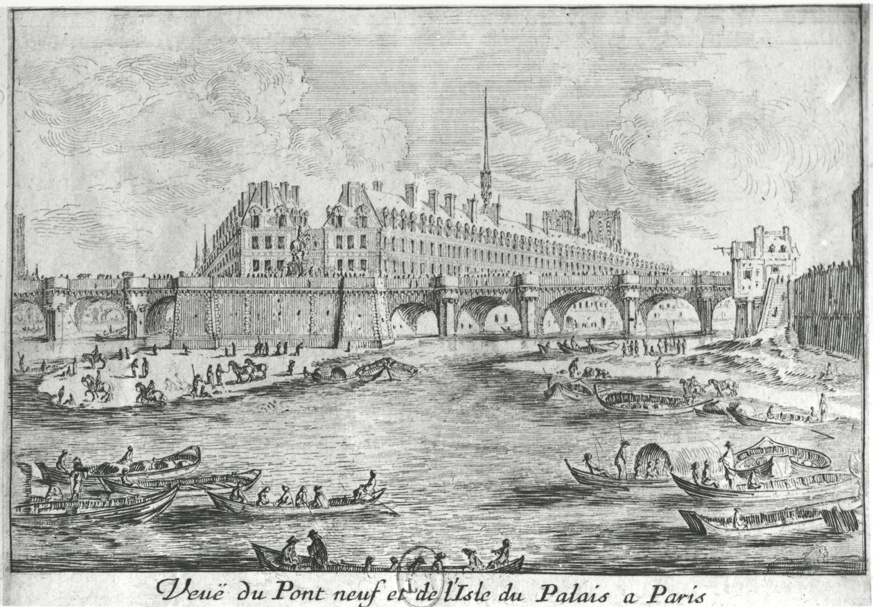 Näkymä Pont Neufille ja Isle du Palais